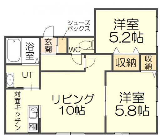 エリアウエストの物件間取画像